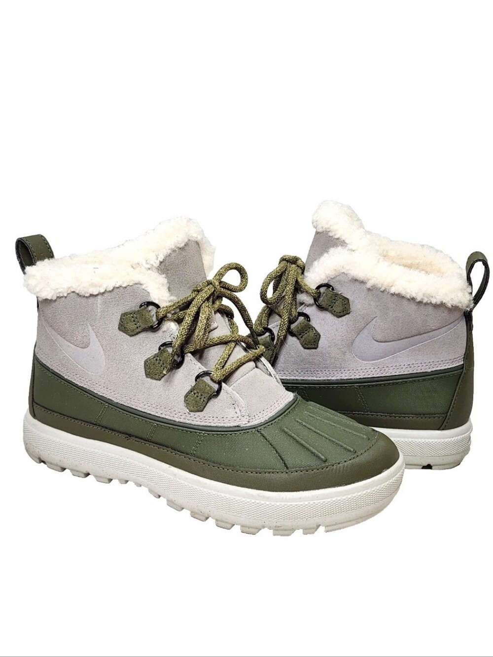 NIKE ACG Woodside Chukka 2 Taupe/Olive Sz 7 Waterproof Duck Boots 537345-200